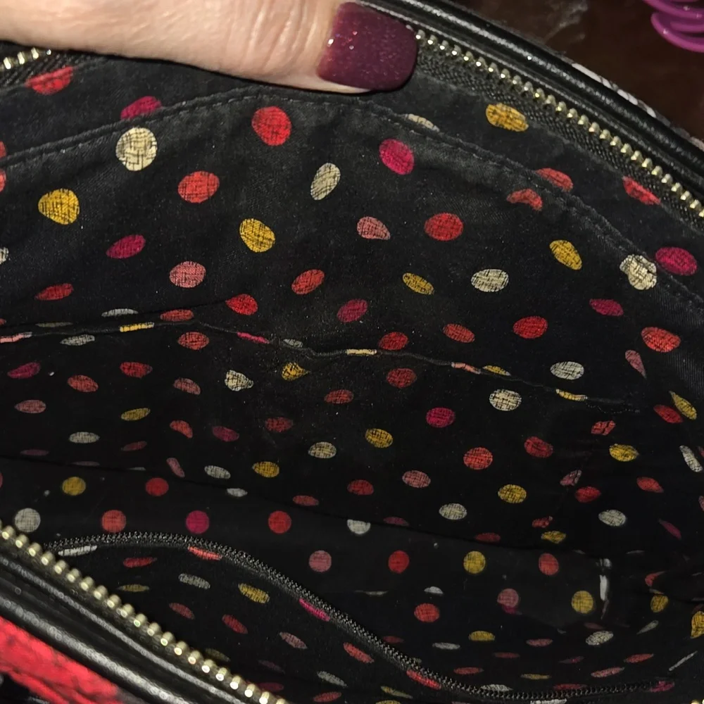 Floral Black Handbag,  Vera Bradley - Picture 7 of 8